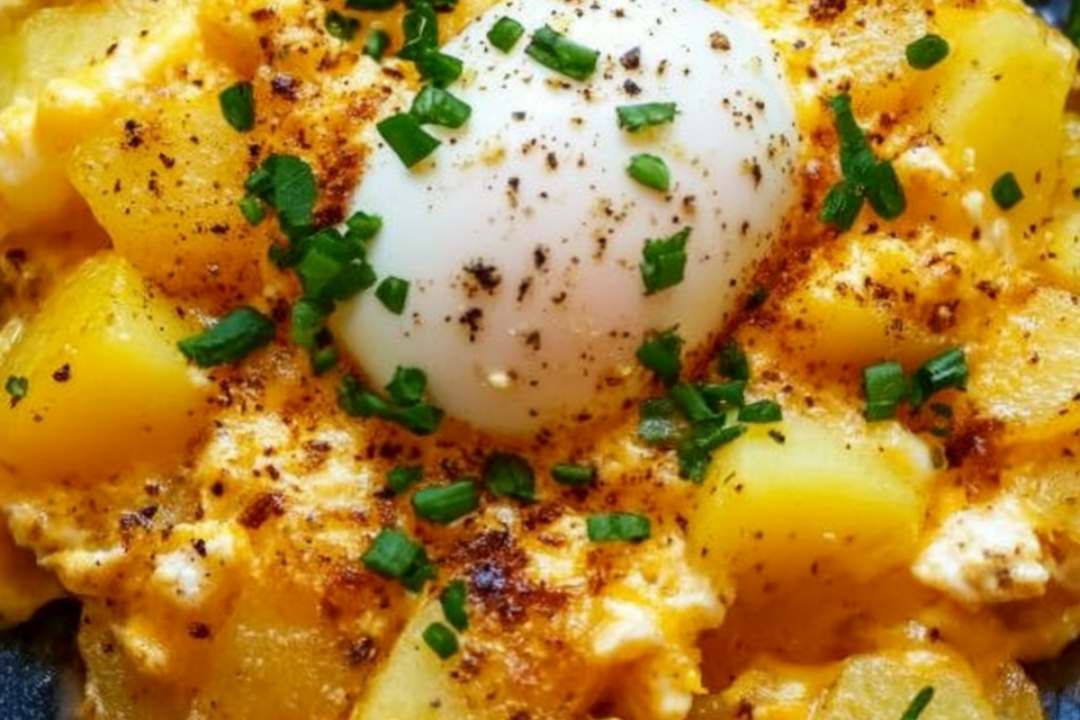 Cheesy Potato Egg Scramble: A Quick & Delicious Breakfast