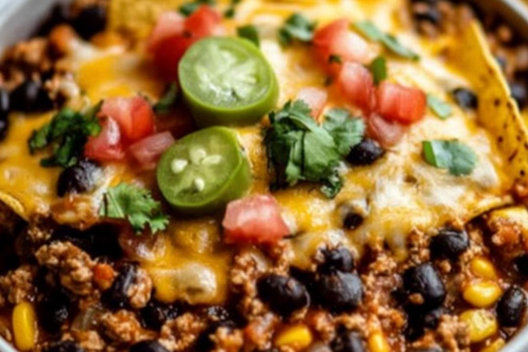 Crockpot Taco Casserole