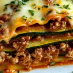 Zucchini Lasagna with Ground Turkey