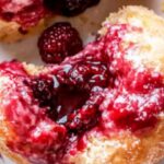 Baked Raspberry Donuts