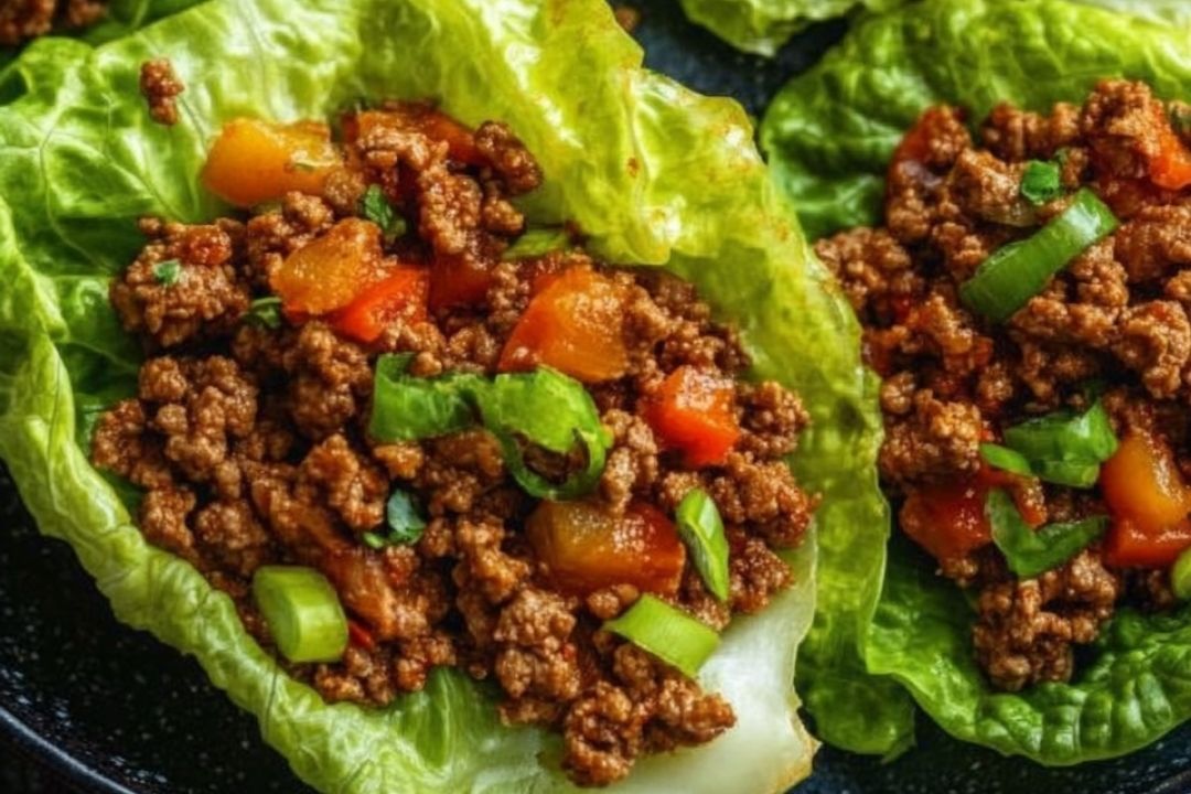 Ground Beef Lettuce Wraps