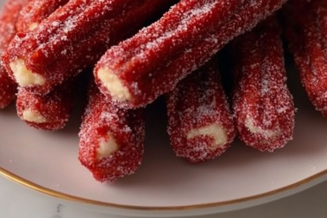 Eggless Red Velvet Churros: A Sweet Twist on a Classic Favorite