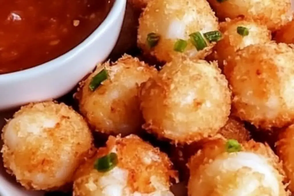 Crispy Shrimp Balls with Sweet Chili Sauce