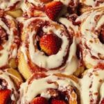 Strawberry Cheesecake Cinnamon Rolls