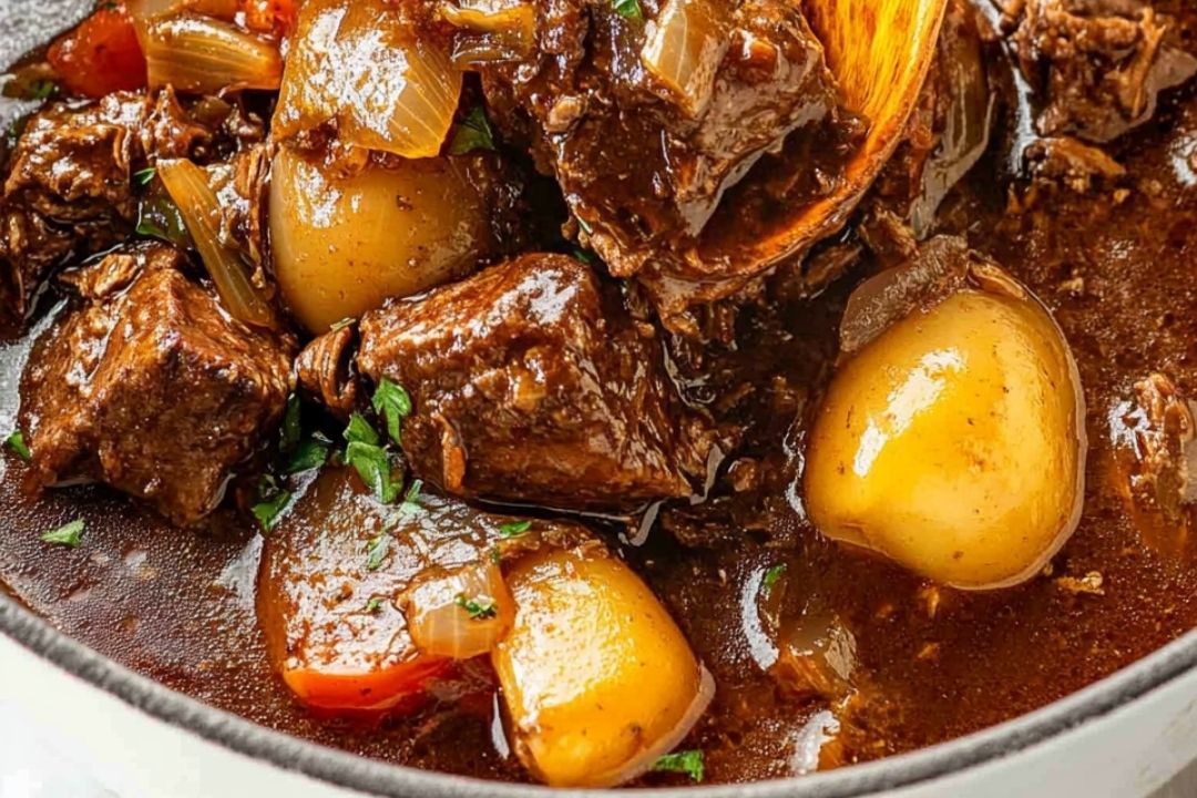 Beef Stifado (Greek Beef Stew)