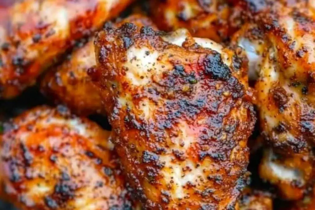 Crispy Air Fryer Jerk Chicken Wings with a Sweet & Spicy Kick