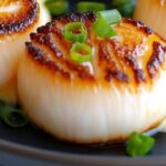 Succulent Japanese-Inspired Seared Scallops: A Taste of Elegance