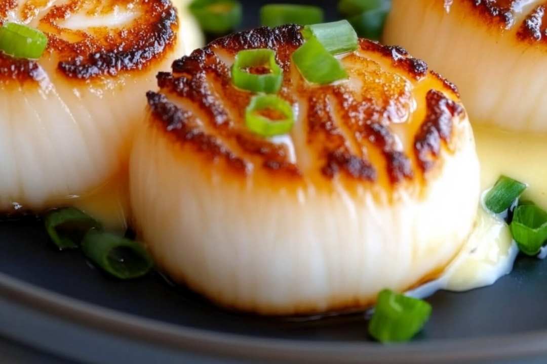 Succulent Japanese-Inspired Seared Scallops: A Taste of Elegance