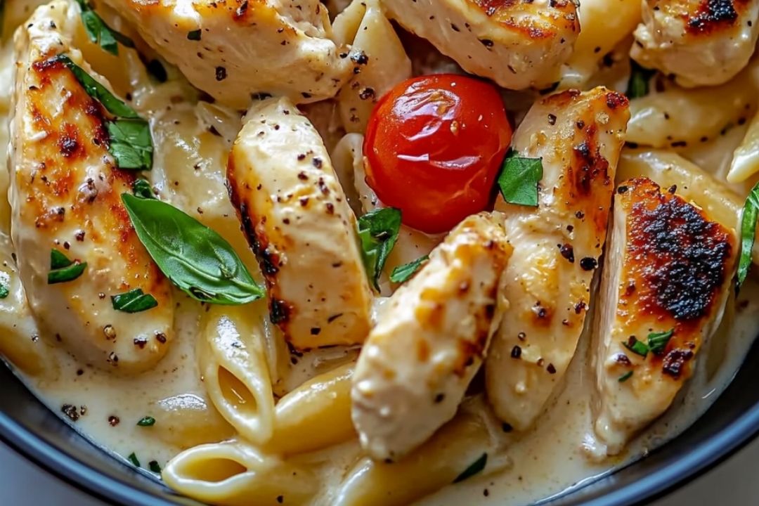 Dreamy Chicken Pasta in a Creamy Italian Sauce