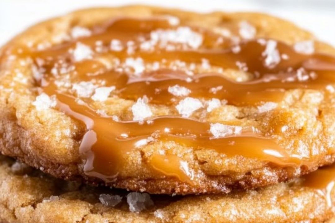 Crispy Salted Caramel Cookies