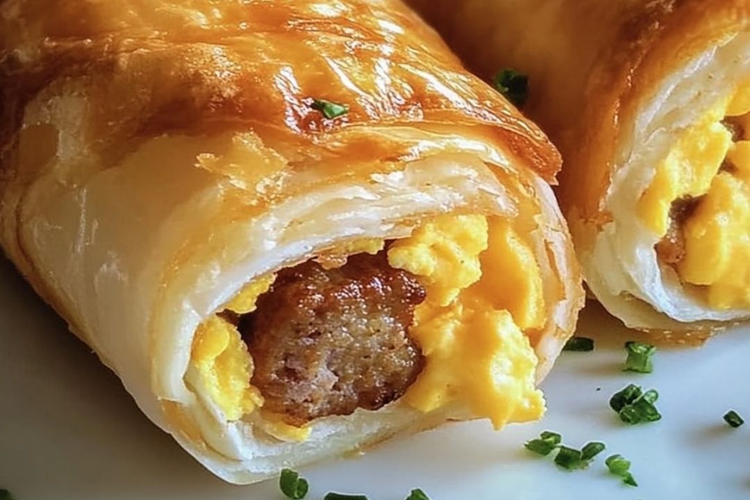 Sausage, Egg Breakfast Roll-Ups