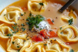 There’s nothing quite like a bowl of Homemade Tortellini Soup to warm you up on a chilly evening. It’s rich, flavorful, and loaded with tender tortellini, hearty vegetables, and a deliciously savory broth. Plus, it comes together in one pot, making cleanup a breeze!