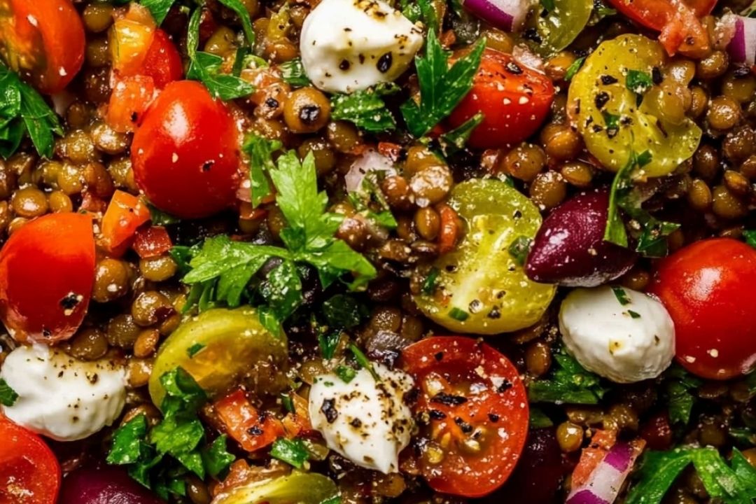 Mediterranean Lentil Salad - Fresh & Healthy