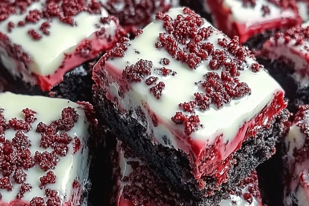 Cookies & Cream Red Velvet Brownies: A Decadent Twist on a Classic