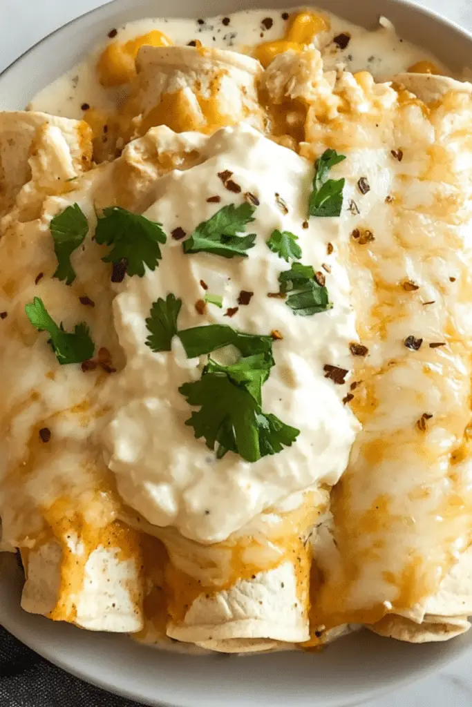 Chicken Enchiladas with Cream of Chicken Soup