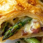 Cheesy Asparagus Puff Pastry Bundles