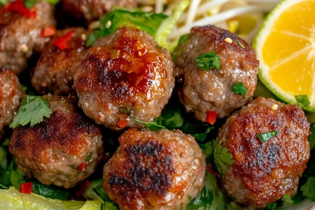 Vietnamese Meatball Salad