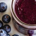 Blueberry Jalapeno Bourbon BBQ Sauce for Canning