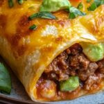 Beef and Cheese Chimichanga