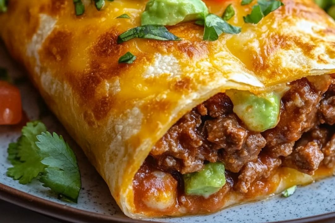 Beef and Cheese Chimichanga