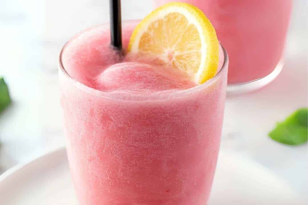 Frozen Hibiscus Lemonade