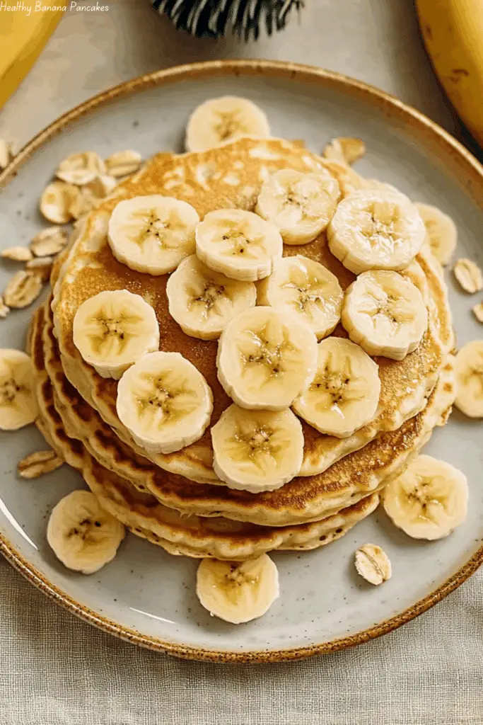 Healthy Banana Pancakes
