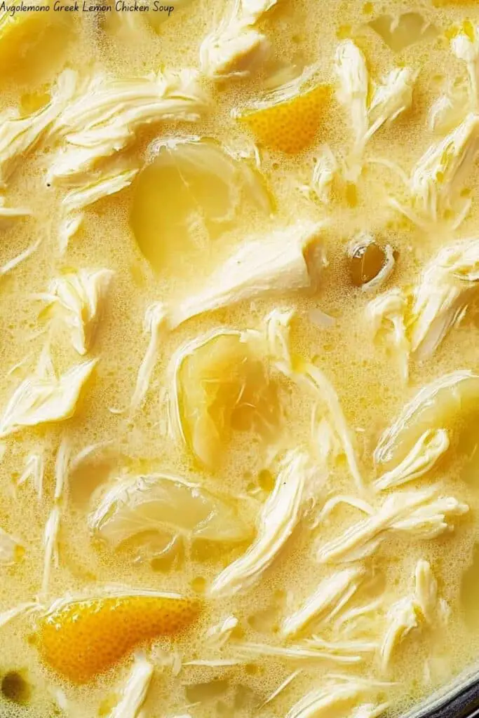 Avgolemono Greek Lemon Chicken Soup