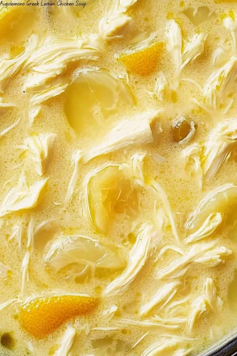 Avgolemono Greek Lemon Chicken Soup