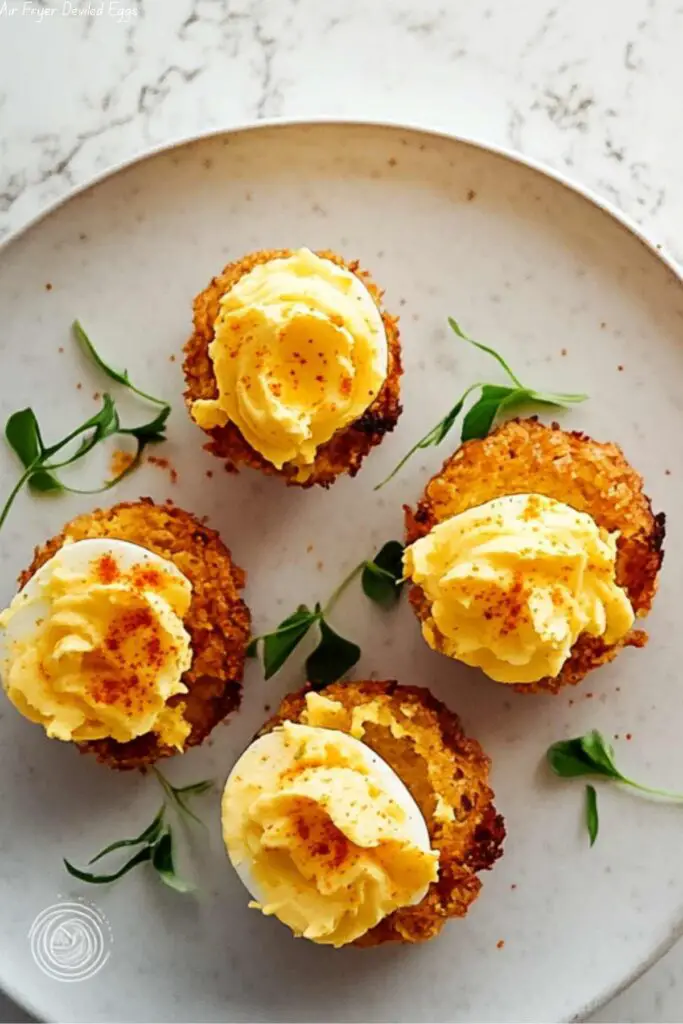 Air Fryer Deviled Eggs