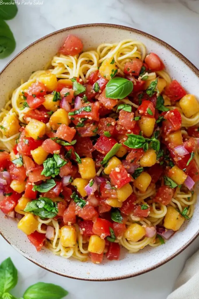Bruschetta Pasta Salad