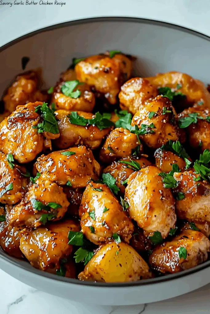 Savory Garlic Butter Chicken Recipe