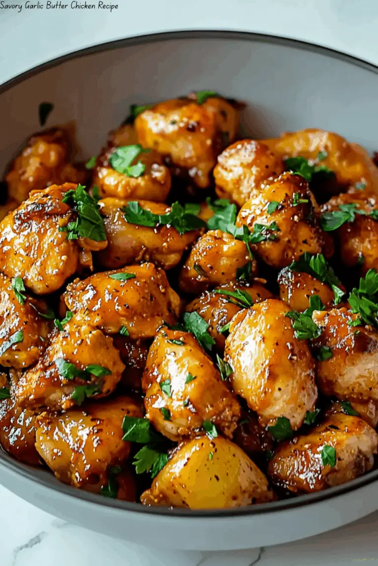 Savory Garlic Butter Chicken Recipe