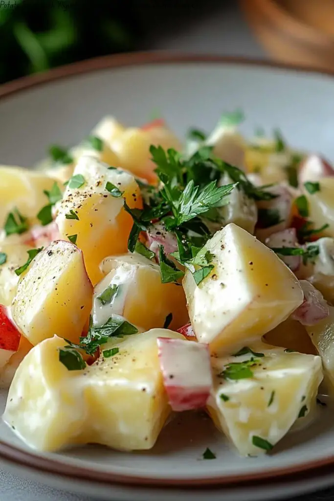 Potato Salad with Yogurt – The Healthy Version of the Classic!