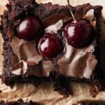 Roasted Chocolate Cherry Brownies