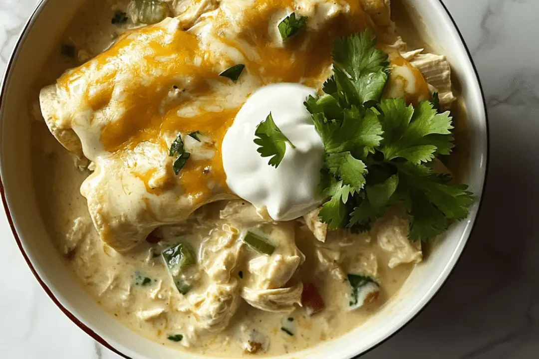 Chicken Enchiladas with Cream of Chicken Soup