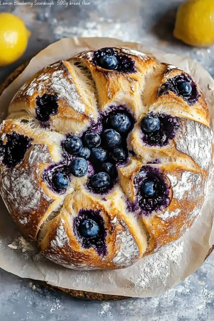 Lemon Blueberry Sourdough