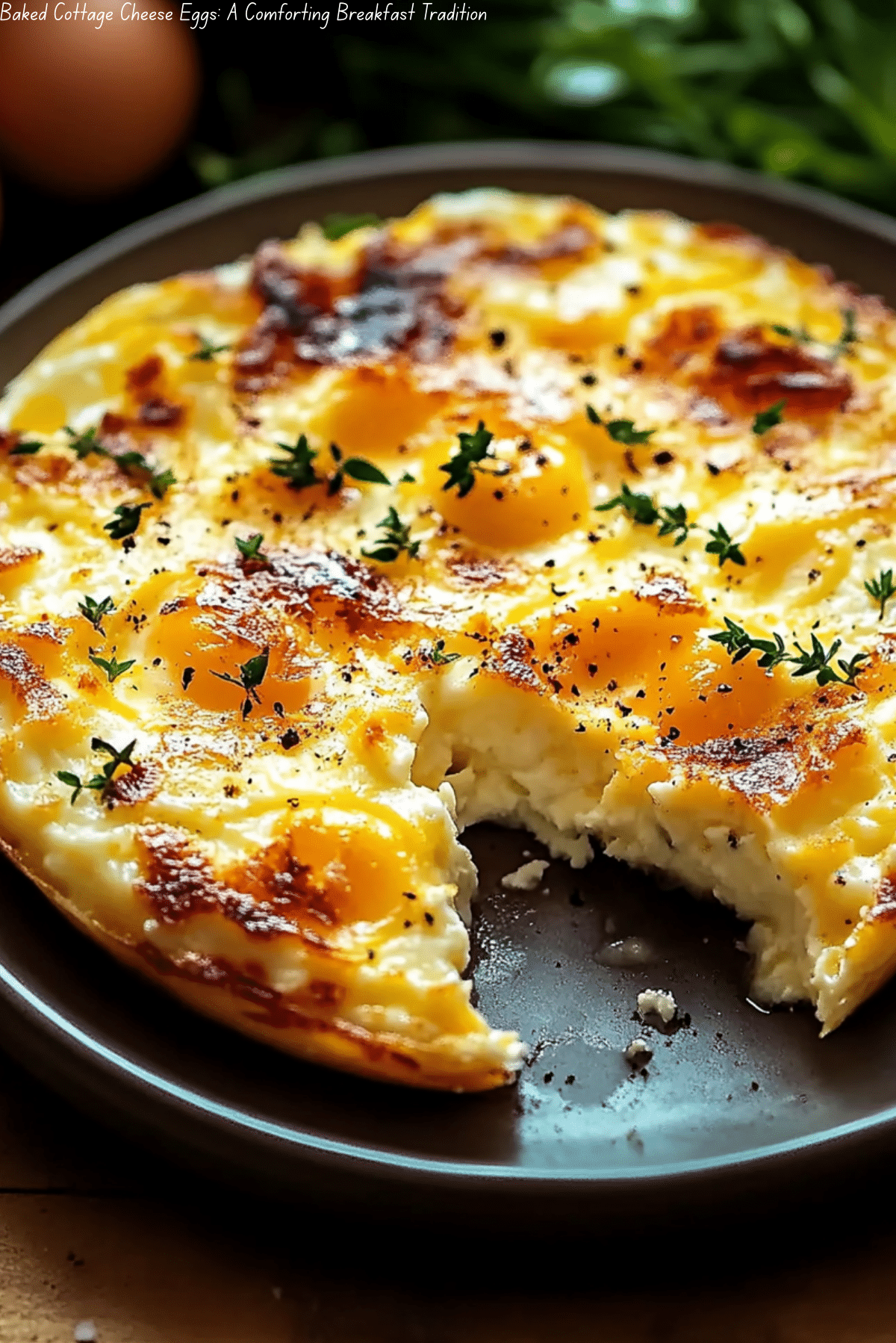 Baked Cottage Cheese Eggs: A Comforting Breakfast Tradition