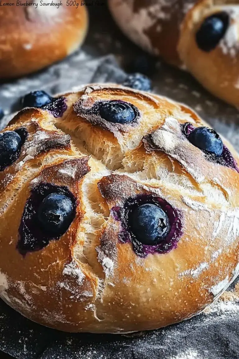 Lemon Blueberry Sourdough
