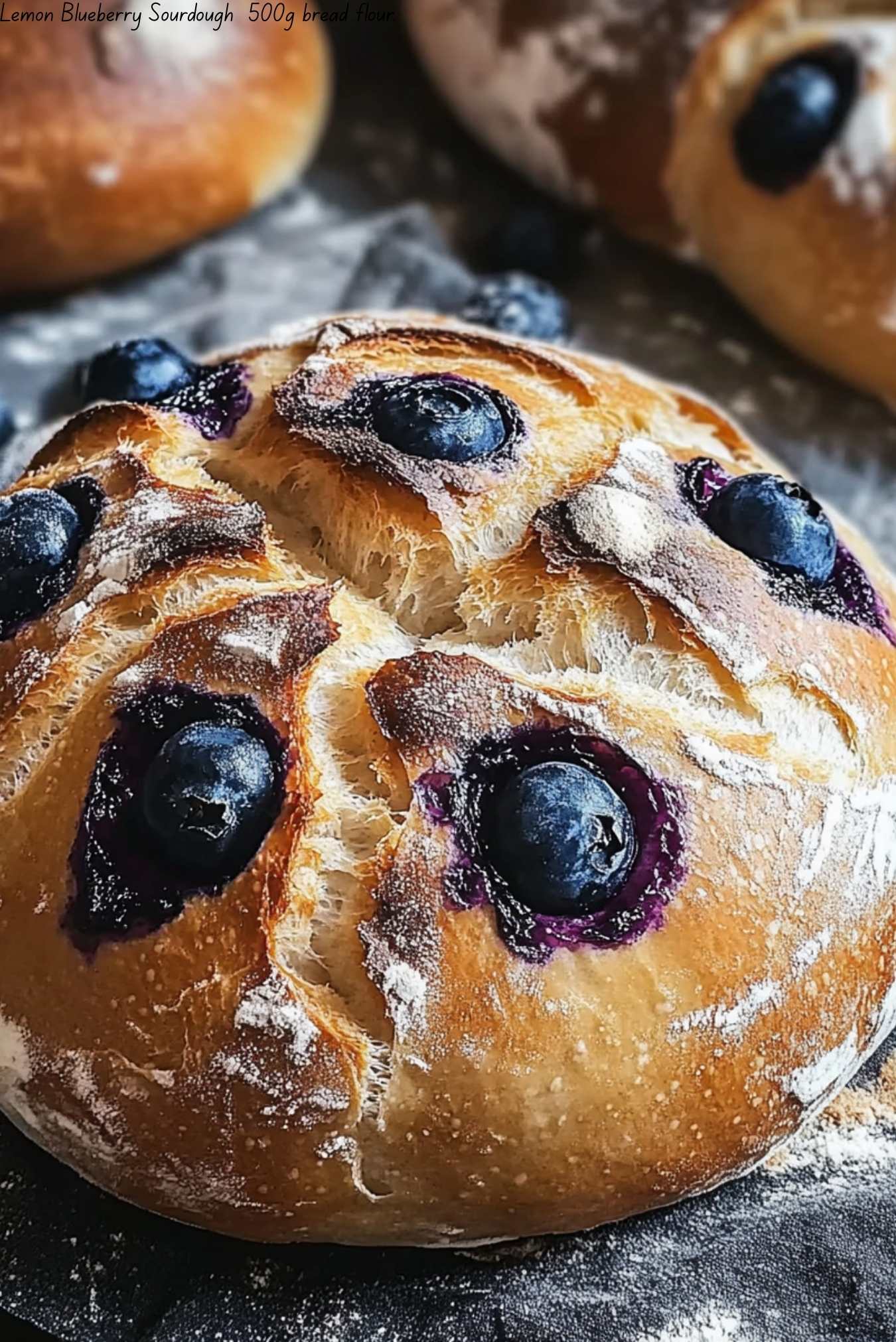 Lemon Blueberry Sourdough