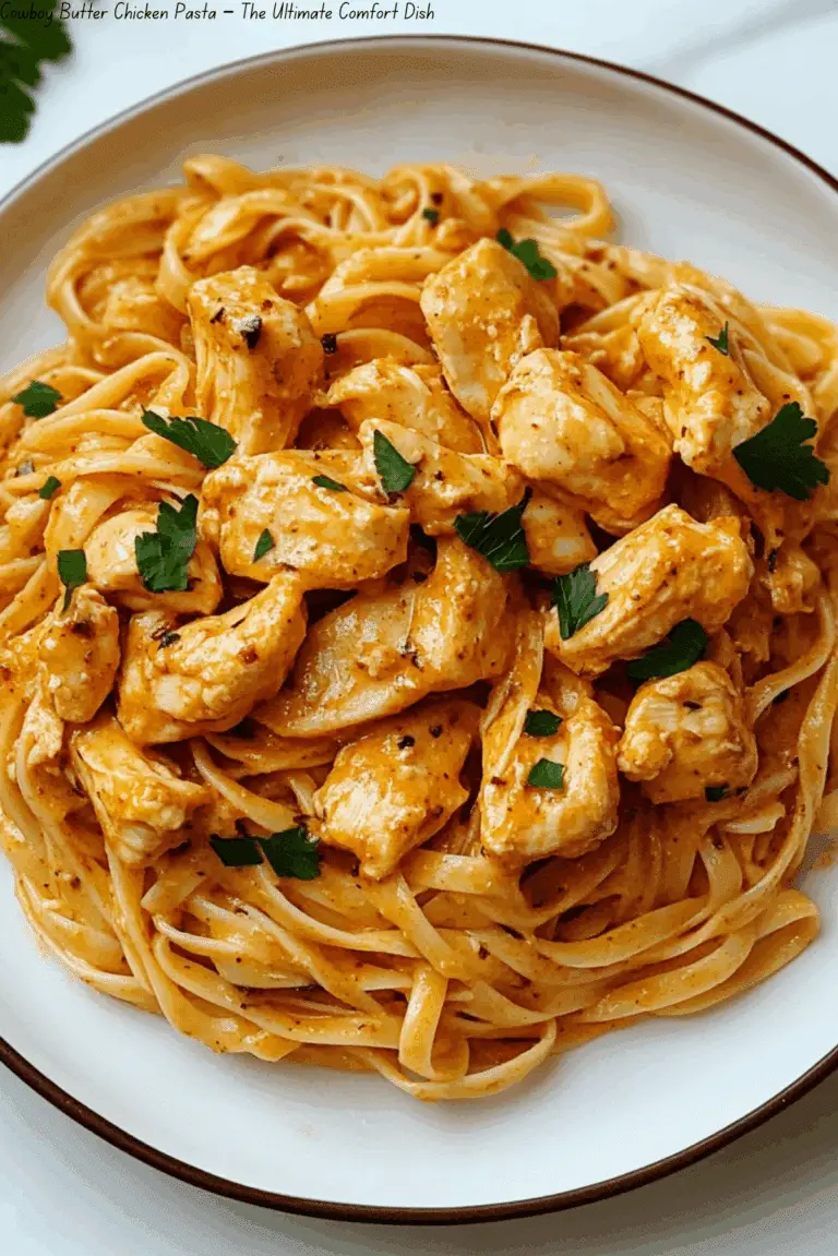 Cowboy Butter Chicken Pasta – The Ultimate Comfort Dish