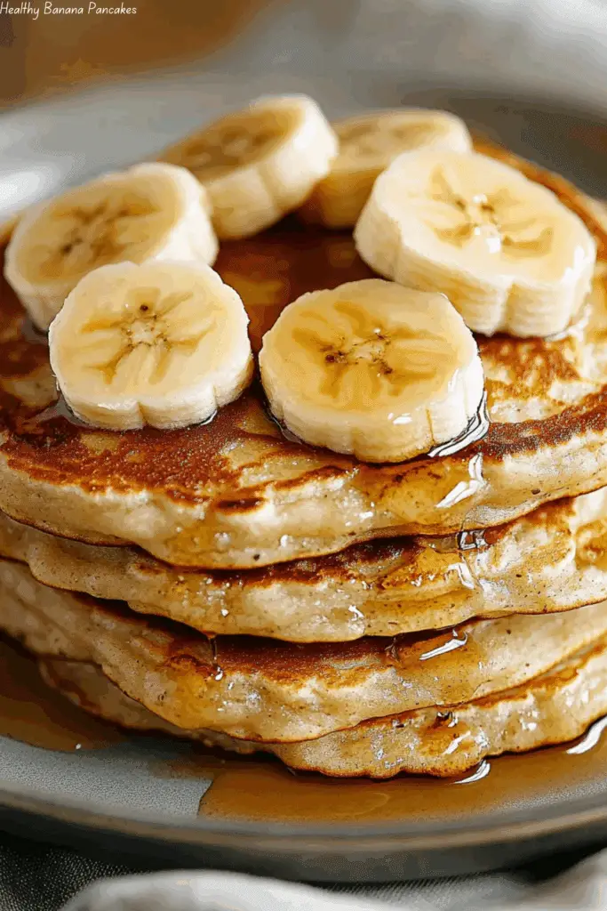 Healthy Banana Pancakes