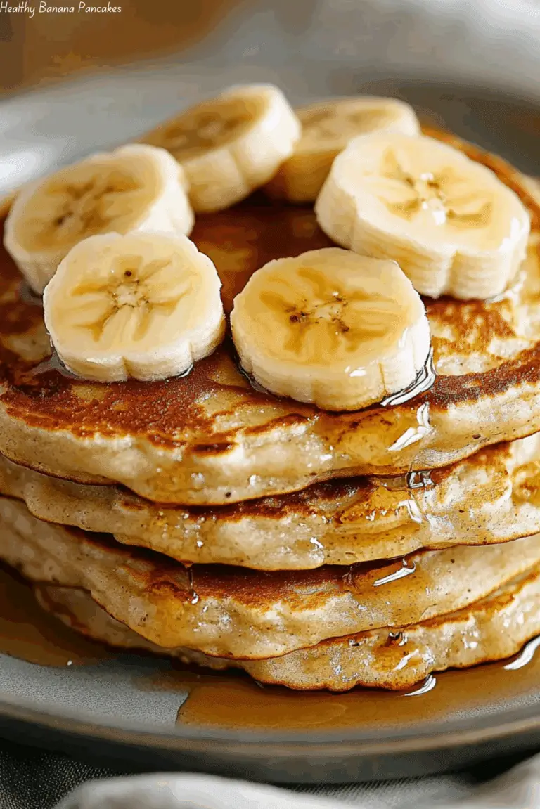 Healthy Banana Pancakes