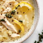 Avgolemono Greek Lemon Chicken Soup
