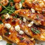 Crispy Hot Honey Feta Chicken Recipe | Sweet & Spicy Chicken Dinner