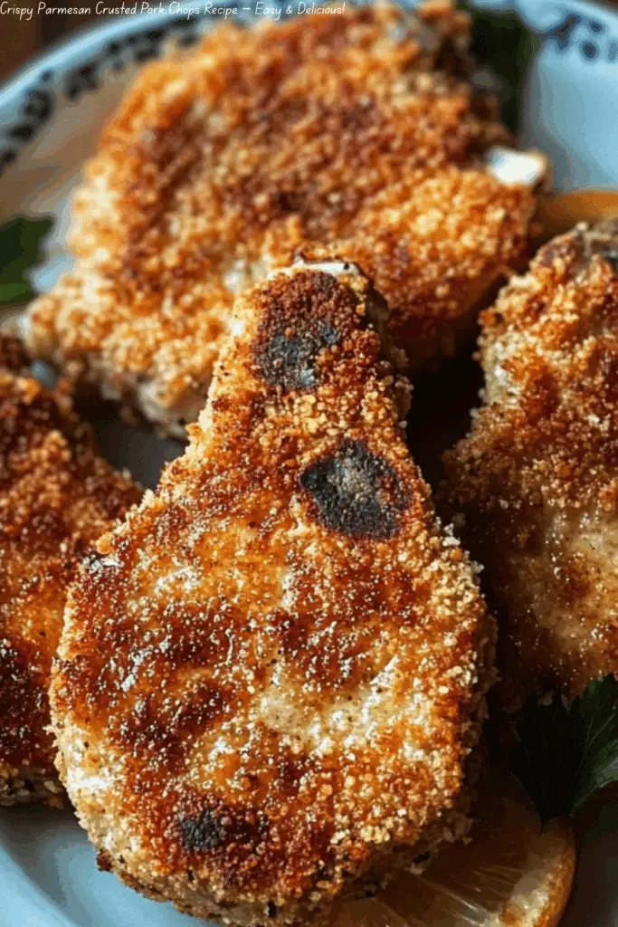 Crispy Parmesan Crusted Pork Chops Recipe – Easy & Delicious!