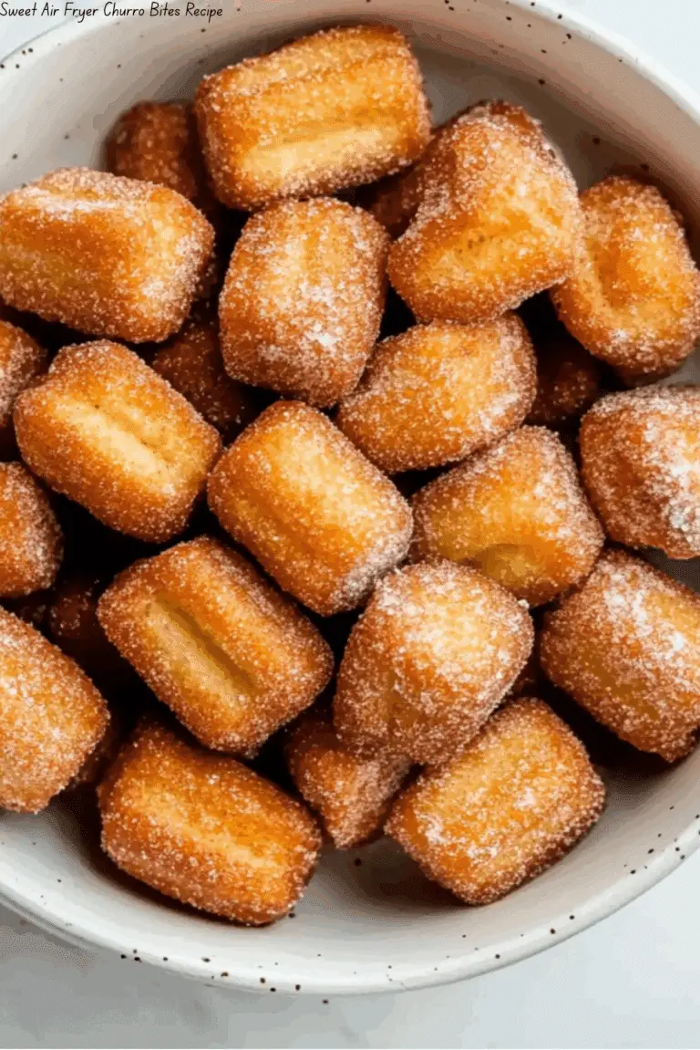 Sweet Air Fryer Churro Bites Recipe
