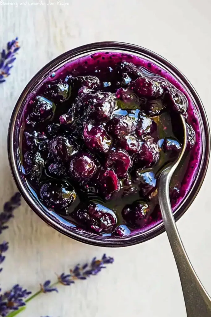 Blueberry and Lavender Jam Recipe