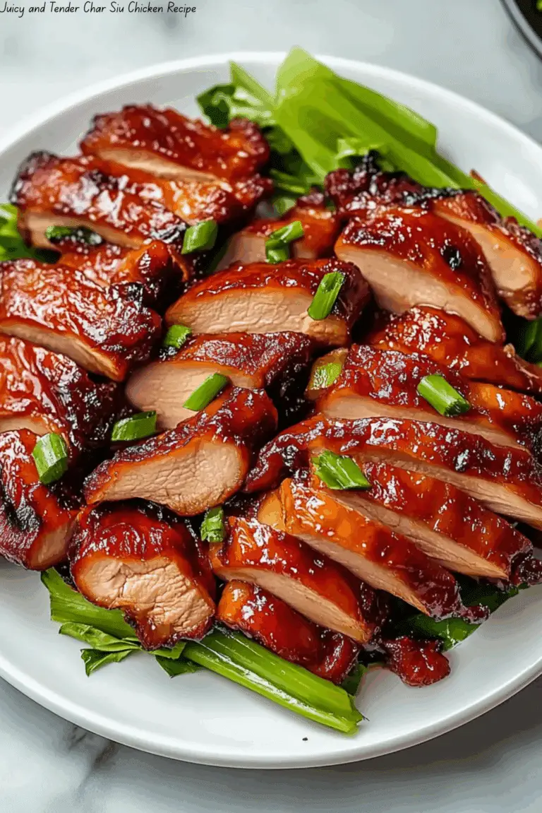 Juicy and Tender Char Siu Chicken Recipe