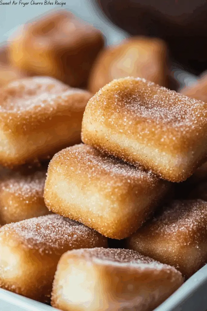 Sweet Air Fryer Churro Bites Recipe