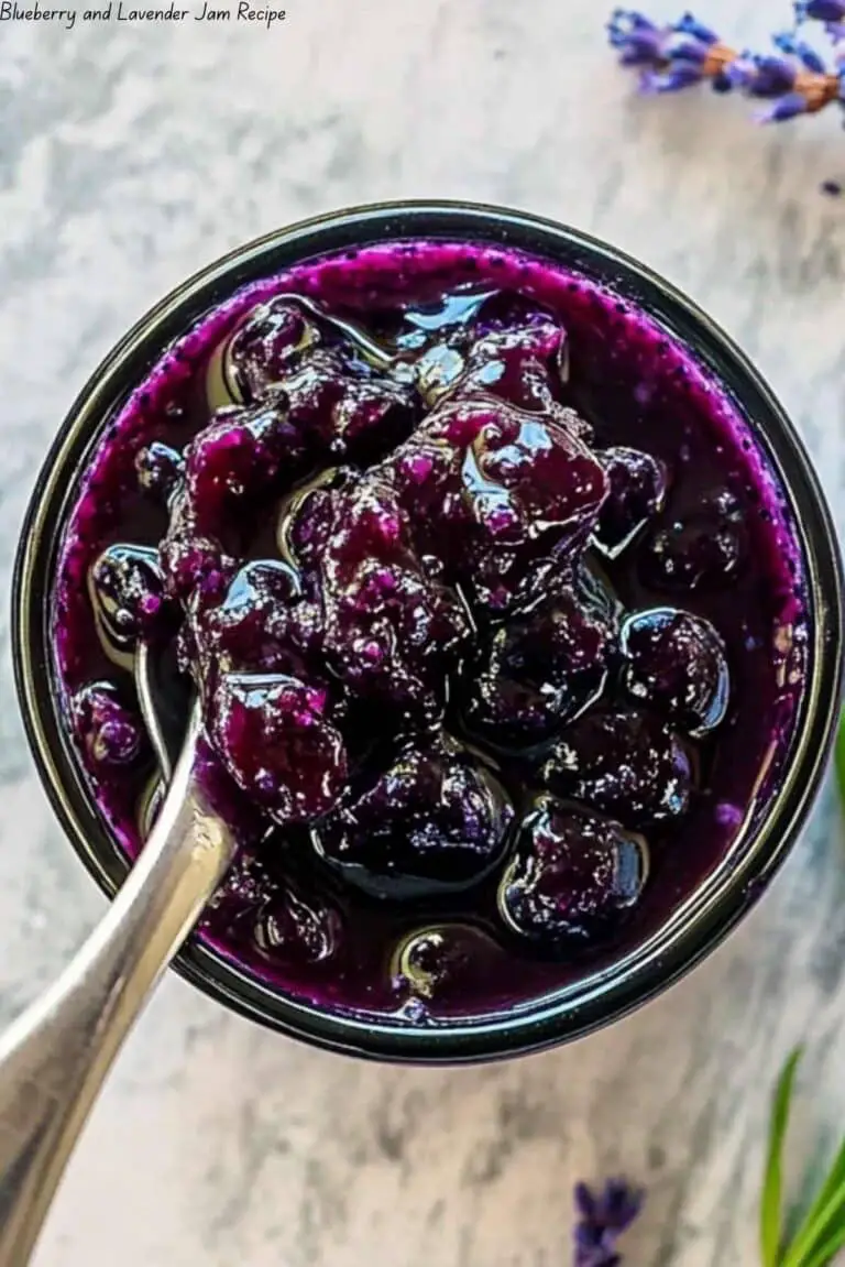 Blueberry and Lavender Jam Recipe
